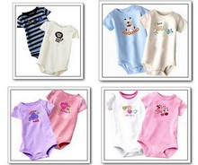 Clearance Items Loss sale 100 Cotton Newborn body baby bodysuits Short Sleeve infant Jumpsuit Boy Girl