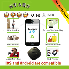 Wireless Self-Portrait Anti lost iTag alarm Theft Device for bluetooth 4.0 Smartphone Support iPhone iPad Android,Free shipping