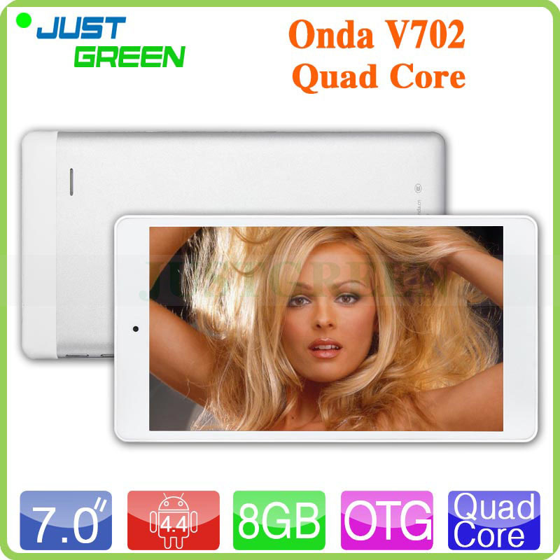 7 inch Allwinner A33 Android 4 4 Quad Core Brand Onda Tablet PC V702 512MB RAM