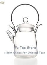 Free shipping 1 pcs Tea Kettle 9 pcs different Blooming Tea heat resistant glass flower tea
