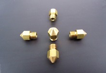 100PCS NEW Ultimaker Makerbot Replicator 1 & 2 Replacement MK8 0.4mm Nozzle 3D Printer Hot End DHL EMS Fedex Free Shipping