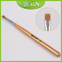 6 BQAN Wood Handle Nail Art Acrylic Brush UV Gel Nail Brush 10pcs lot