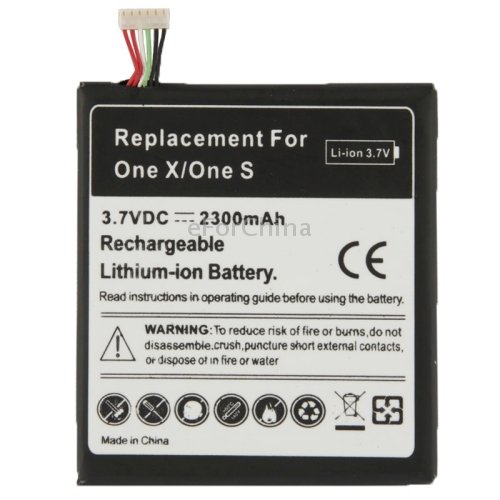 2300mAh Internal Replacement Battery for HTC One X S720e One S Z520e