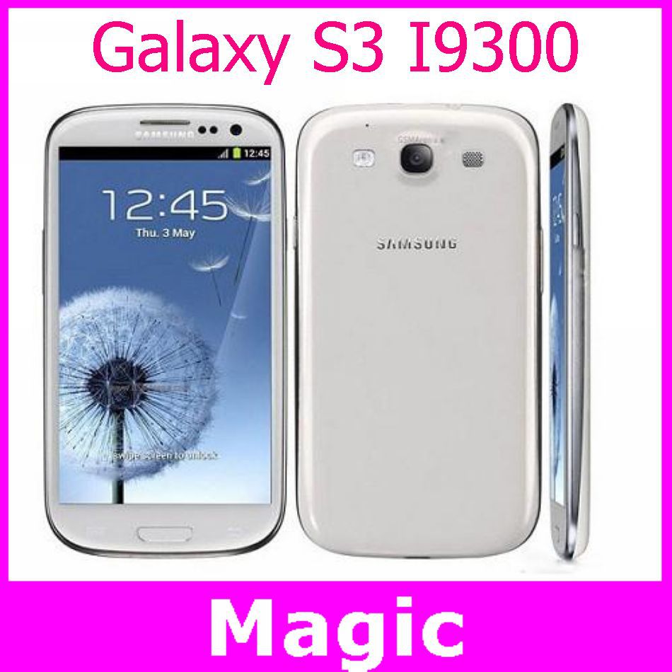 Unlocked Samsung Galaxy S3 I9300 Original Samsung i9300 mobile phone Android os 4 8 inch touch