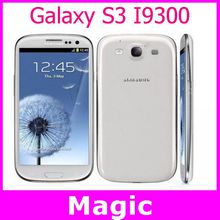 Original Unlocked Samsung Galaxy S3 I9300 mobile phone Android os 4.8 inch touch screen 16GB storage quad core free shipping