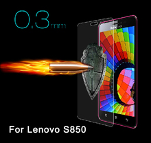 0.3mm S850 Tempered Glass Screen Protector Protective Film For Lenovo S850 Protector With Retail Package