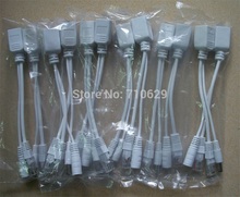 12pcs(6 pair)/lot POE Cable, POE Adapter cable, POE Splitter Injector kit