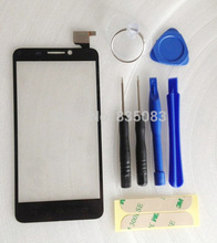 Alcatel One Touch Idol OT 6030 OT6030 OT 6030 Touch screen Digitizer front glass replacement Black