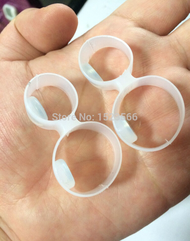 free shipping 2pcs sheel tastic Silicone Magnetic Foot Massage Toe Ring Durable magnet containing 4 package