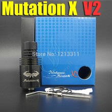 Mutation X V2 rda Electronic Cigarette Atomizers 18 holes airflow control box package 5pcs sale