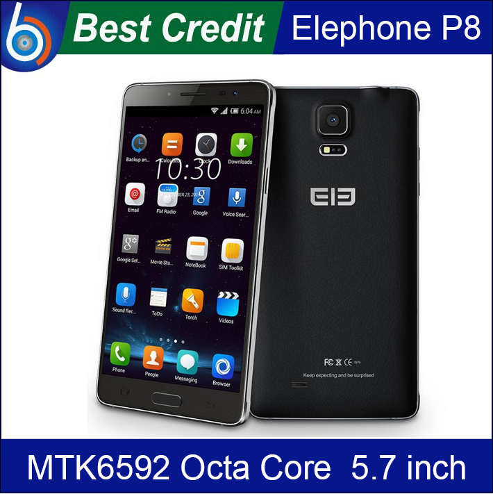 2015 New Original Elephone P8 Pro MTK6592 Octa Core 1 6GHz Cell Phone Android 4 4