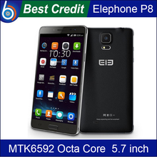 2015 New Original Elephone P8 Pro MTK6592 Octa Core 1.6GHz Cell Phone Android 4.4 5.7 inch 2GB RAM 16GB 13.0MP OTG WCDMA/Kate