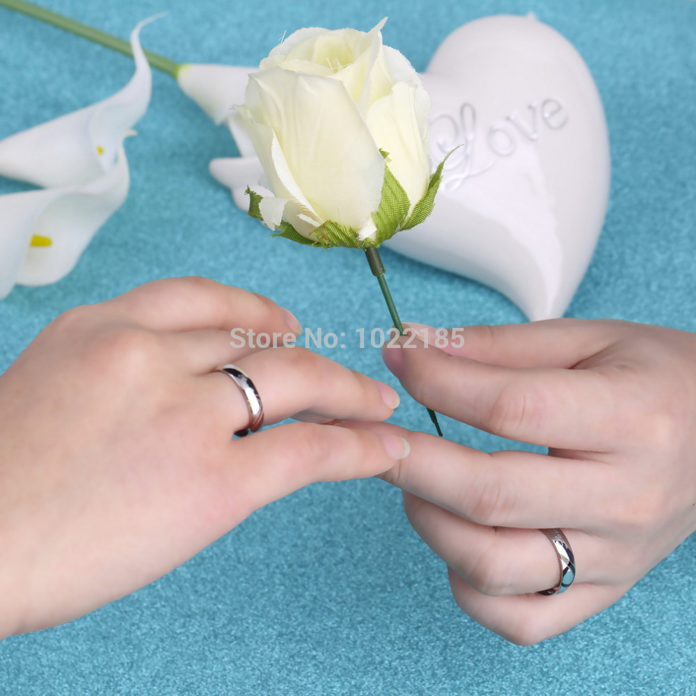 Lovers Couple Half Heart Shape Matching Stainless Steel Promise Ring ... Lovers Couple Half Heart Shape Matching Stainless Steel Promise Ring ...