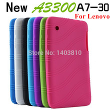 Free shipping New Colorful For Lenovo A3300 A7-30 7 inch Sweety Silica Gel Soft Back Cover Case Computer Tablet Silicon Bag