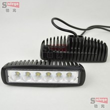 2pcs Free Shipping DRL18W MINI LED Light Bar for offroad truck tractor CREE LED Work Light