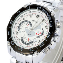 MEGIR European Fashion Jewelry Brand Suppliers Promotions Luxury Casual Men Sport Steel Calendar Quartz Watch