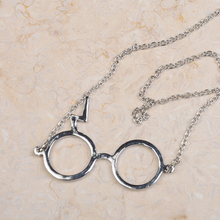  LM N029 European and American jewelry movie Harry Potter lightning scar new glasses pendant necklace