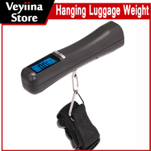 Digital Travel Portable Luggage Baggage Suitcase Bag Weight Weighing Scale Digital LCD Display backlit 40 Kg x 10g Hook Scale