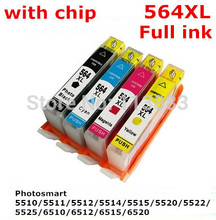 hp564XL 564 XL compatible ink cartridge For HP Photosmart 5510/5511/5512/5514/5515/5520/5522/ 5525/6510/6512/6515/6520 printers