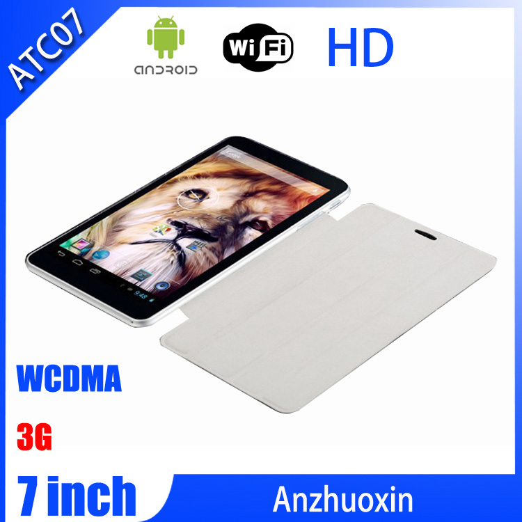 On Sale 7 inch Dual Core 3G Smart Tablet with Leather Case Free Shipping
