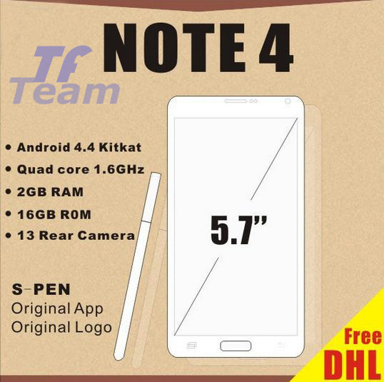 DHL Free N910 phone Octa core Note 4 phone 3G Ram 16G Rom Android 4 4