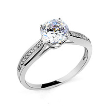 Red Apple Classic Series four claw jewelry inlaid top sona diamond ring engagement Nvjie 115 380