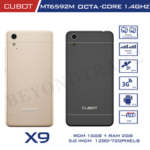 Brand Cubot X9 MTK6592 Octa Core Smartphone Android 2G RAM 16G ROM 5 0 IPS Screen