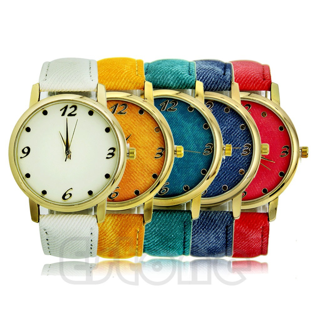 Купить прочной джинсовой ткани ремешок браслет унисекс спортивные синие ...