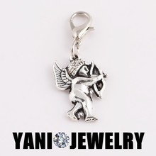 Wholesale price 20pcs Love Cupid Dangles Pendants fit floating charms with Zinc alloy Charms Free shipping WT193#
