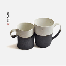 zakka cup vintage home decor porcelain coffee mugs japanese style 2 in 1 300ml ceramic cups