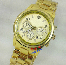 Alta calidad Men Women watch, acero inoxidable del cuarzo exacto del cuarzo de pulsera Michal ~ kors relojes de cuarzo del diamante