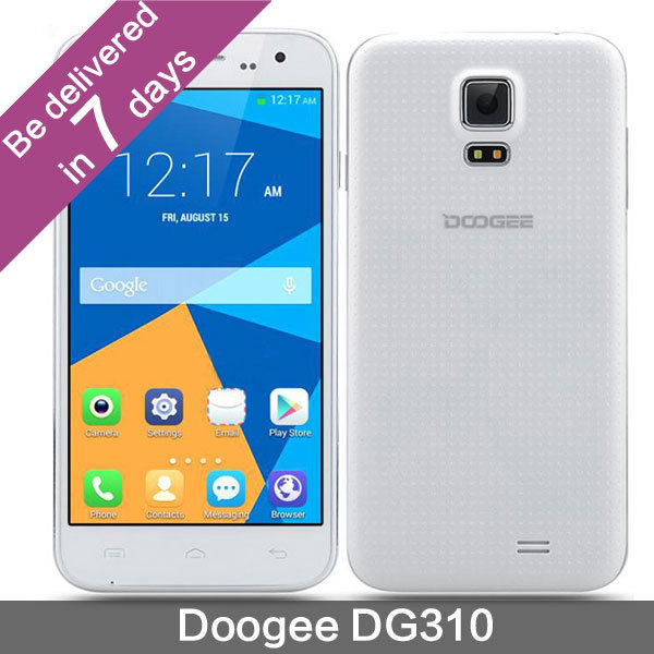 USA Warehouse Mtk6582 Doogee Mobile Phone DG310 Cell Phones Smartphone Android 4 4 Original Quad Core