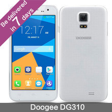 USA Warehouse  Mtk6582 Doogee Mobile Phone DG310 Cell Phones Smartphone Android 4.4 Original   Quad Core 1080P Black White