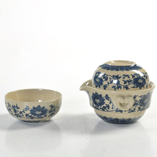 3pcs Set New 2015 Chinese Travel Tea Set Ceramic Portable Kung Fu Tea Set Teacup Chinese