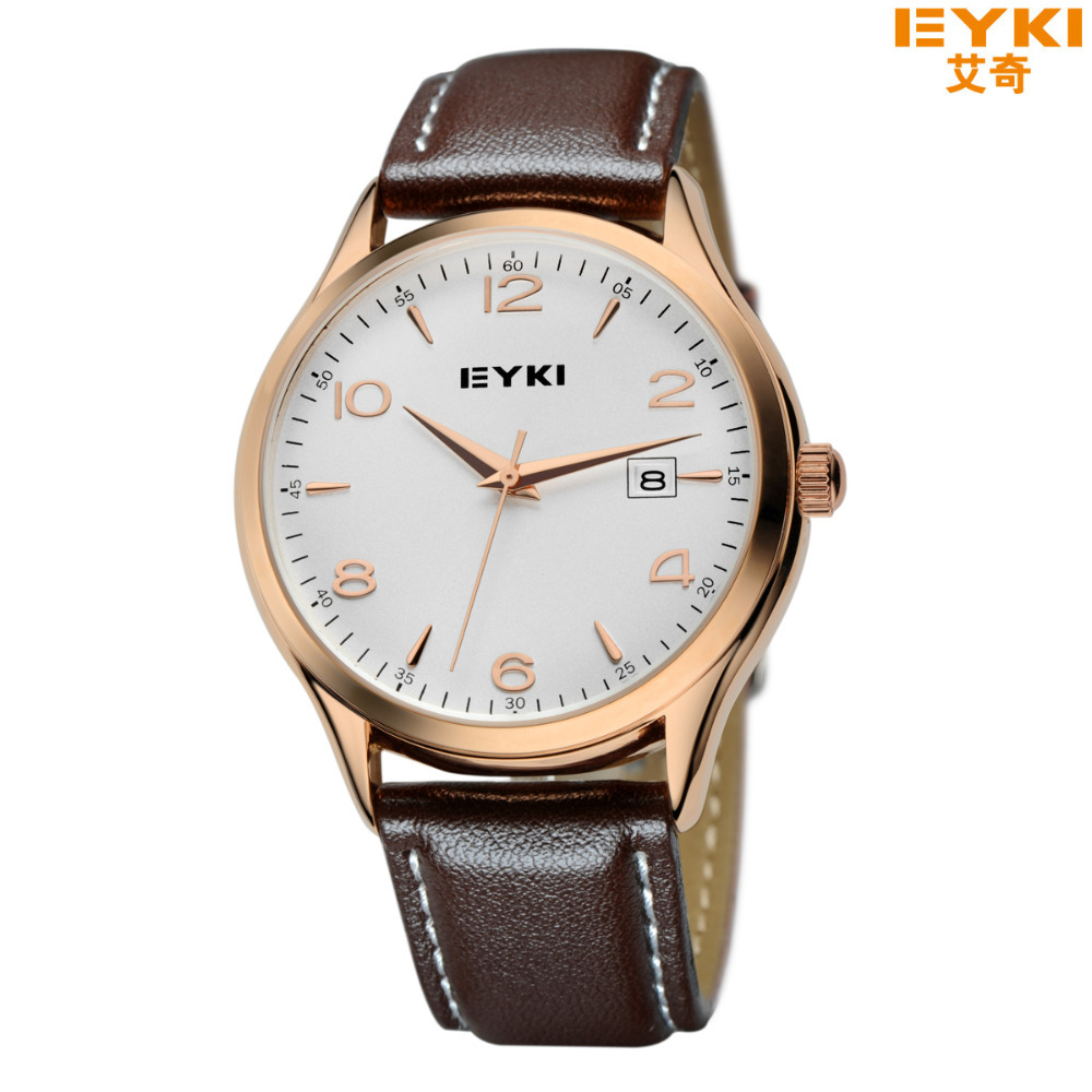 EYKI Luxury Jewelry brand Hot Sale Fashion New Promotion Watches Men s Business Casual Sports Leather