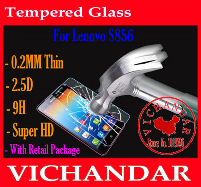0 2mm tempered glass screen protector de pantalla Lcd cover guard film projector For Lenovo S856