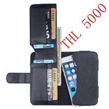 NEW Universal Original SENKS Leather Case for THL 5000 Cell Phones MTK6592 Octa Core 5 0