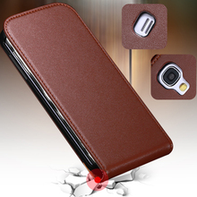 Mobile Phone Accessories Vertical Flip Case For Samsung Galaxy S4 Mini Korean Genuine Leather Magnetic Chip Cover S4