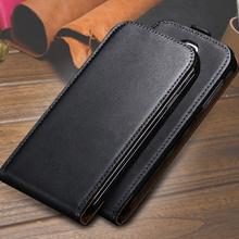 Mobile Phone Accessories Vertical Flip Case For Samsung Galaxy S4 Mini Korean Genuine Leather Magnetic Chip