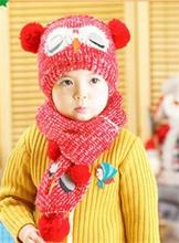 New Fashion Sale Unisex Many Colors Child Baby Lovely Hat Caps Scarf for 1 5 Years