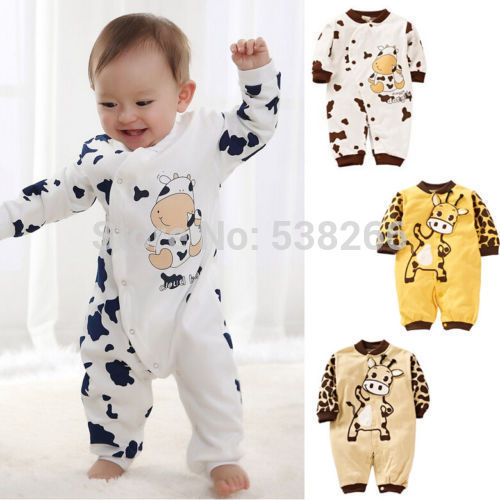 Cute Cow Newborn Girls Boys Cute Cheap Clothes For Babies Cute Cow Newborn Girls Boys
