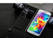 Original Window S see Case with Intelligent Wake UP for Samsung Galaxy S5 i9600 Leather Flip