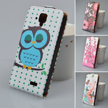 Printing Flip Leather Case For Lenovo A536 Flip Cover Phone Bag 5 Colors in Stock