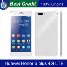 In stock!Original Huawei Honor 6 plus 4G LTE FDD Octa Core 3GB RAM 16GB ROM 5.5” inch Android 4.4 1.8Ghz Cell Phone/Kate