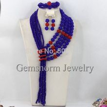 African Handmade Beaded Jewelry Sets Arabic Jewelry Sets Luxury Wedding Jewelry Hot Free Shipping GS954