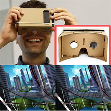 High quality DIY Google Cardboard Virtual Reality VR Mobile Phone 3D Viewing Glasses for 5 0