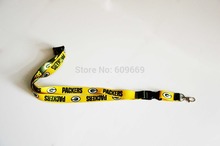 Keychain Lanyard Detachable Safety Clip Along With Green Bay Packers NFL Lanyard For Sport Fans