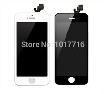 100% all tested one by one LCD assembly screen replacement display touch screen Digitizer for iphone 5 5G White/Black