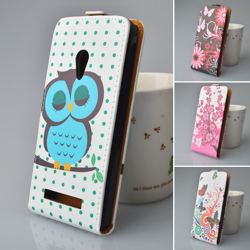 Printing Case for Asus Zenfone 5 Lite A502CG Cover PU Leather Case for Asus 5 phone