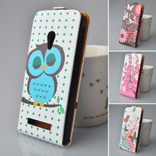 Printing Case for Asus Zenfone 5 Lite A502CG Cover PU Leather Case for Asus 5 phone bags 5 Colors